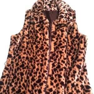 FOXXY LADY Women’s Animal Print Vest top medium